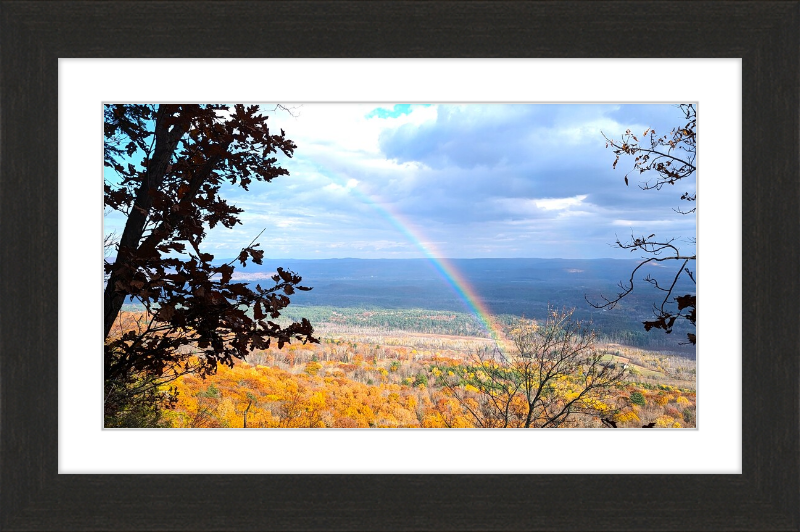 Appalachian Trail Rainbow Framed Artwork