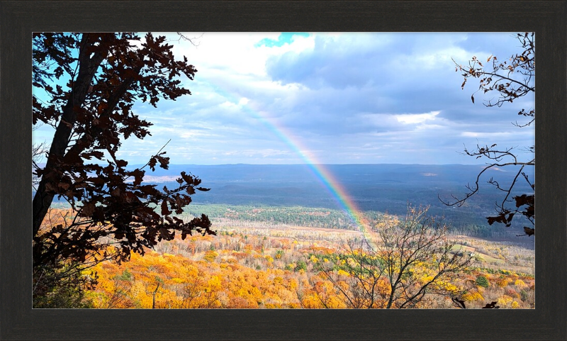 Appalachian Trail Rainbow Framed Artwork