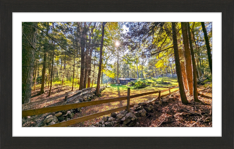 New England Homestead Framed Artwork