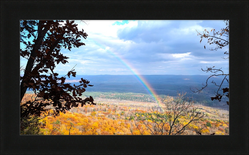 Appalachian Trail Rainbow Framed Artwork