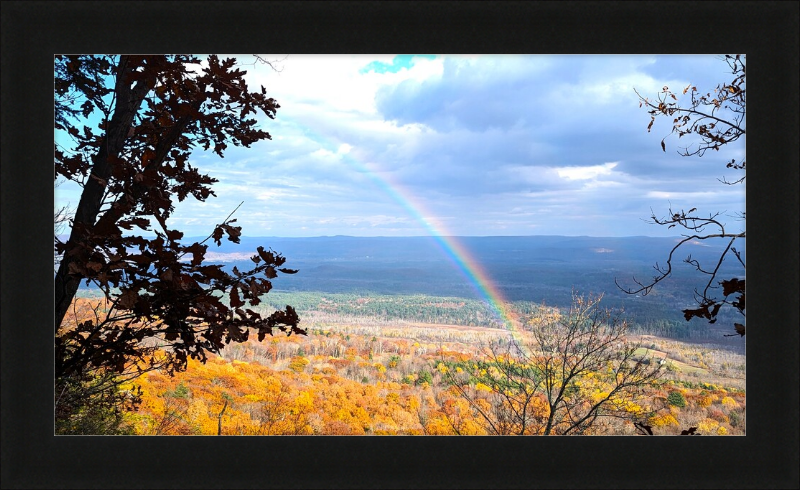 Appalachian Trail Rainbow Framed Artwork