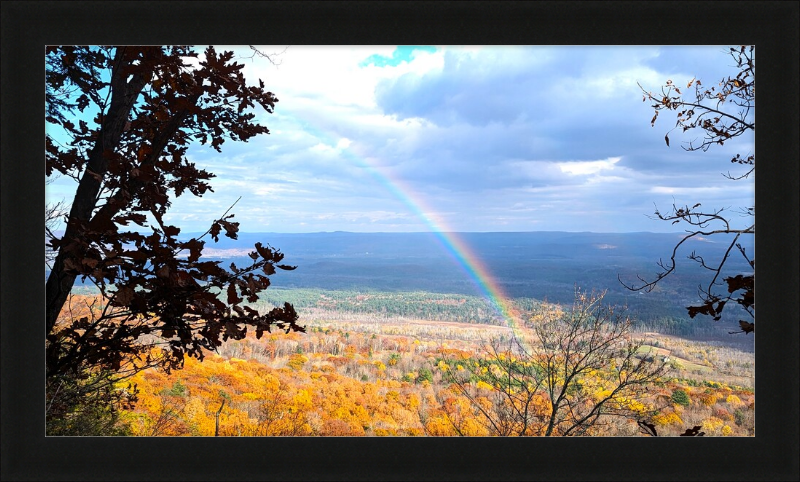 Appalachian Trail Rainbow Framed Artwork