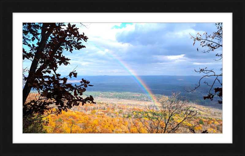 Appalachian Trail Rainbow Framed Artwork