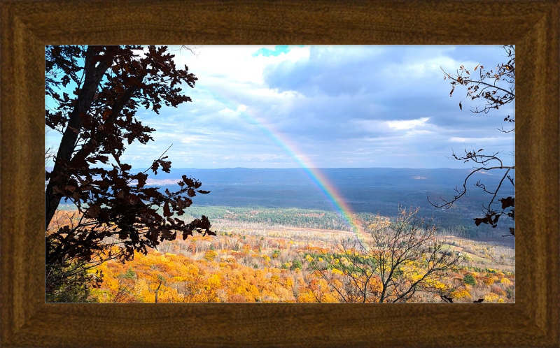 Appalachian Trail Rainbow Framed Artwork