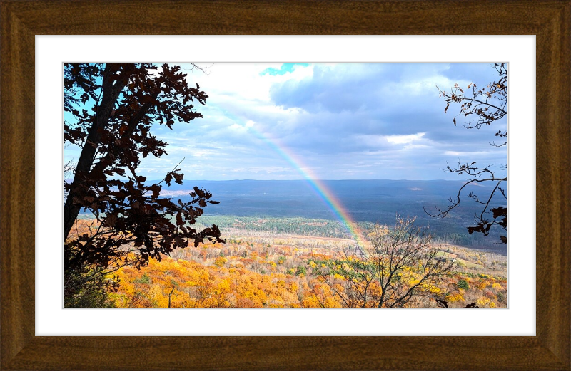 Appalachian Trail Rainbow Framed Artwork