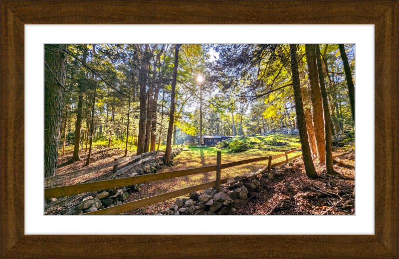 New England Homestead Framed Artwork