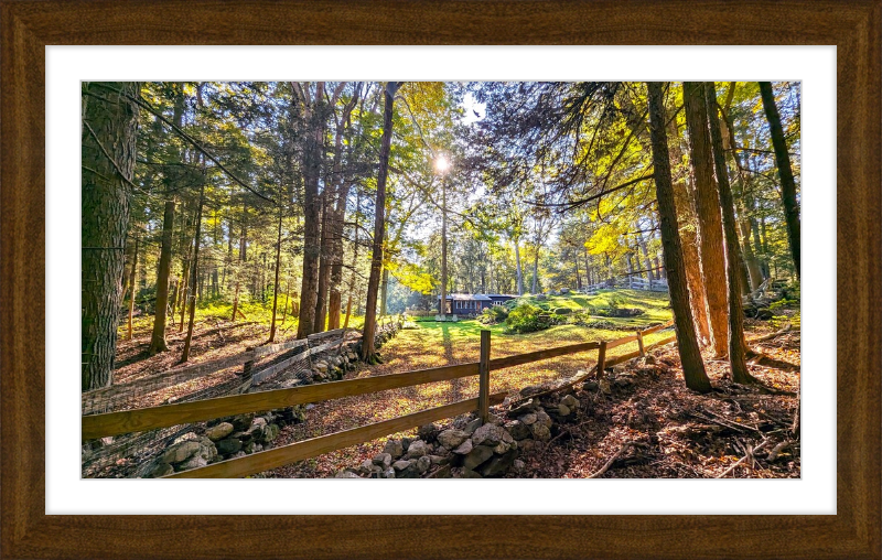 New England Homestead Framed Artwork