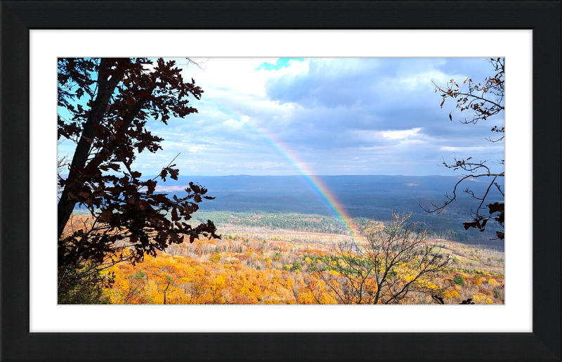 Appalachian Trail Rainbow Framed Artwork