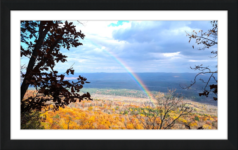 Appalachian Trail Rainbow Framed Artwork