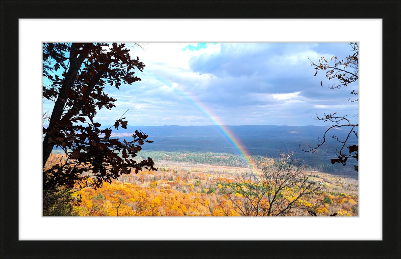 Appalachian Trail Rainbow Framed Artwork