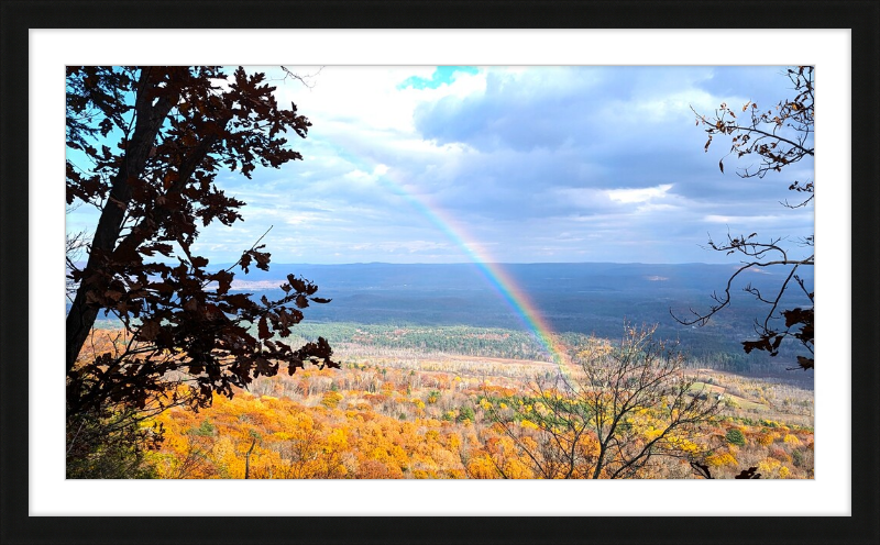 Appalachian Trail Rainbow Framed Artwork