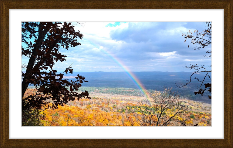 Appalachian Trail Rainbow Framed Artwork