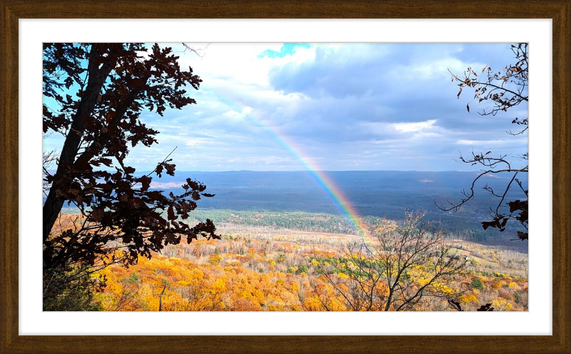 Appalachian Trail Rainbow Framed Artwork