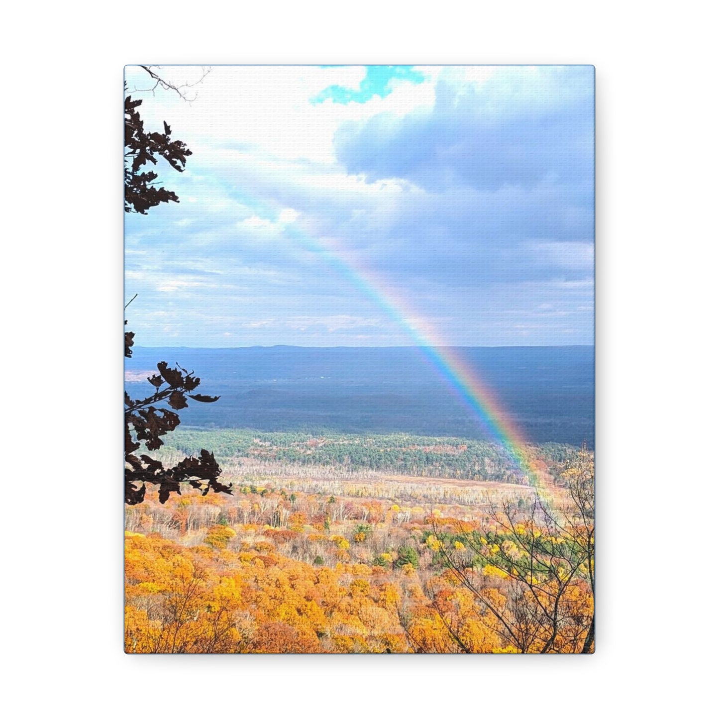 Appalachian Trail Rainbow Canvas Art Print