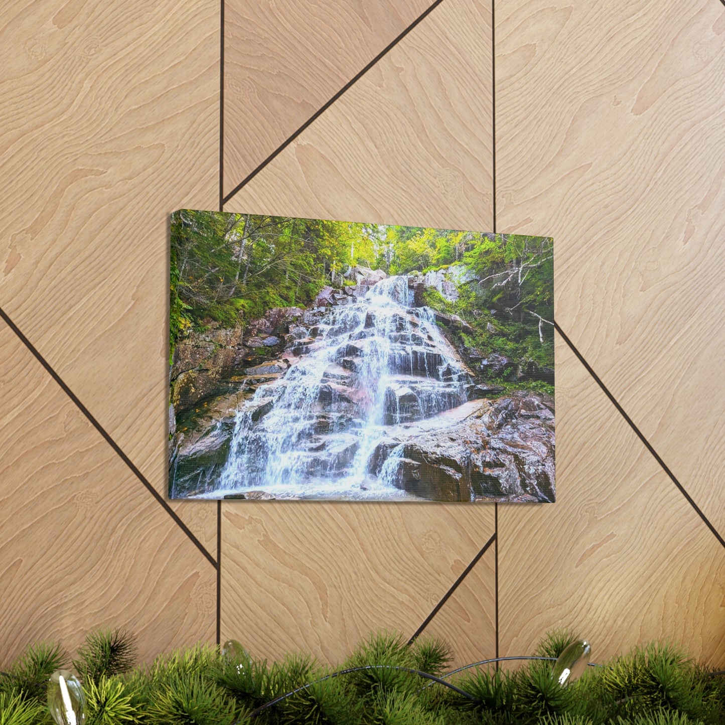 Cloudland Falls Canvas Art Print