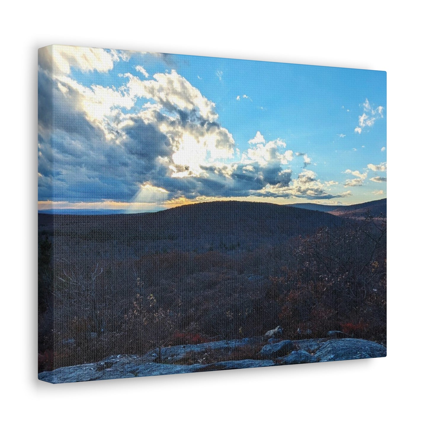 Bear Mountain Sunset Canvas Art Print