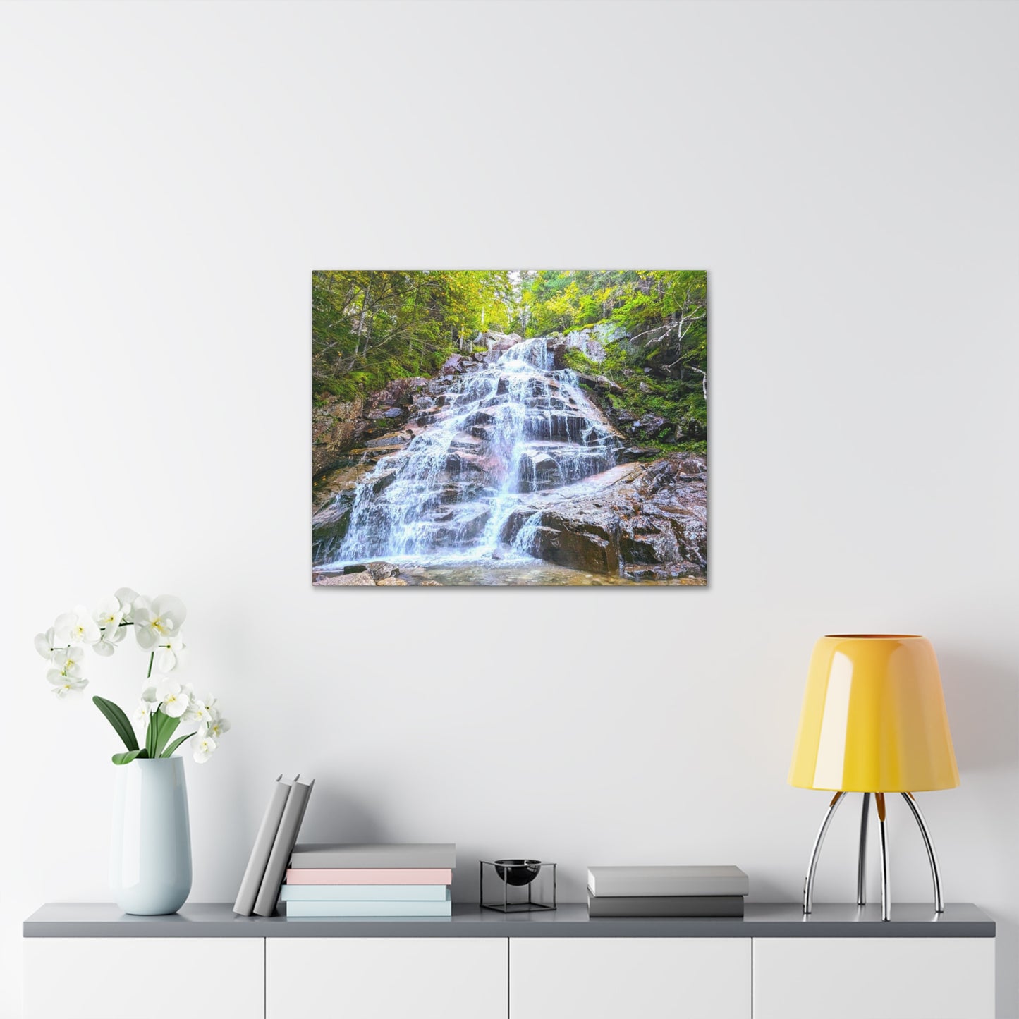 Cloudland Falls Canvas Art Print