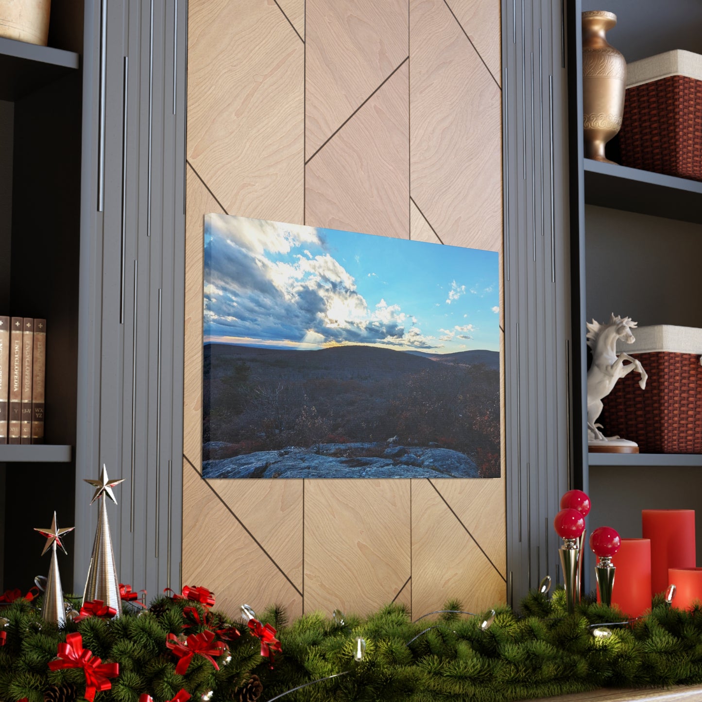 Bear Mountain Sunset Canvas Art Print