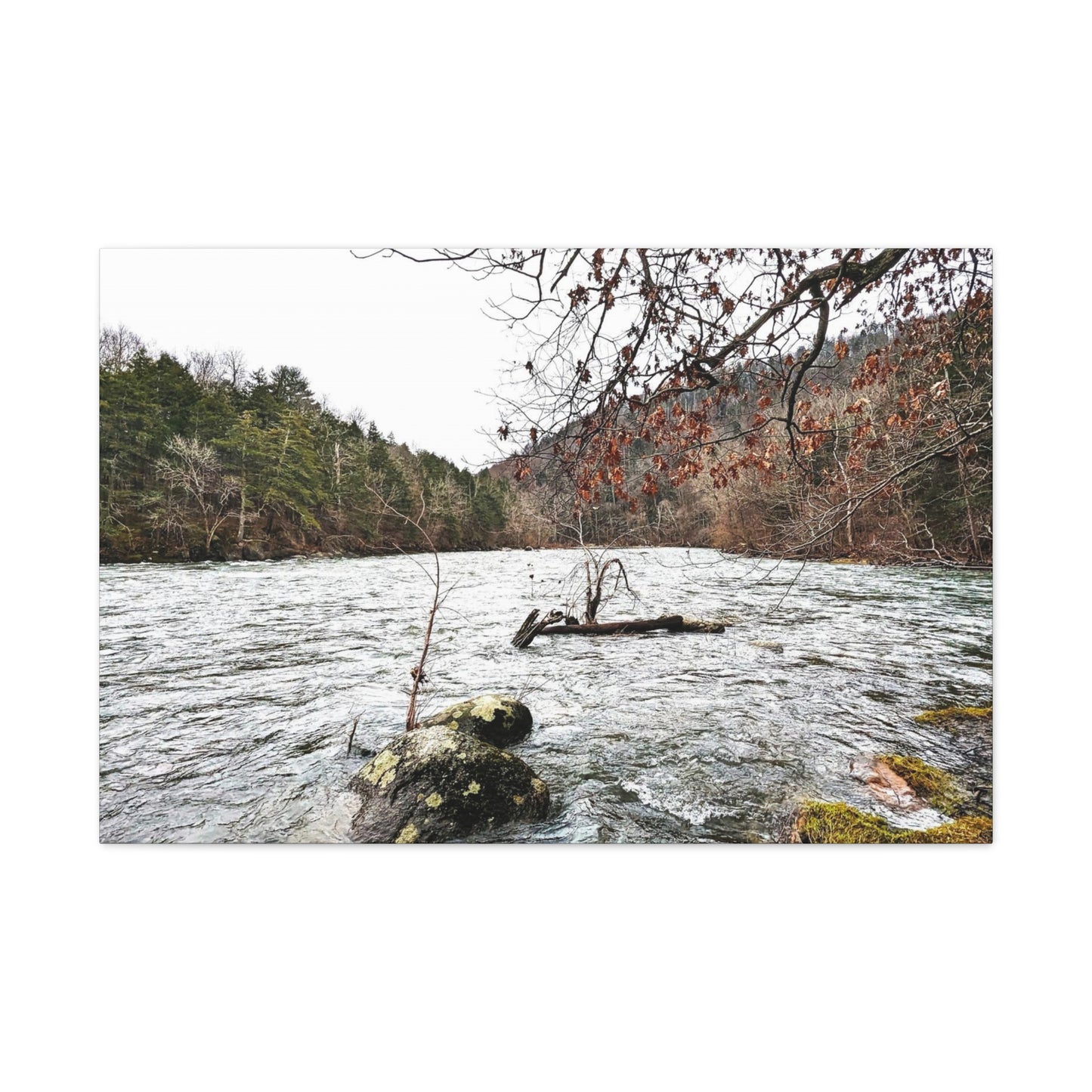 Houstatonic and Tenmile River Canvas Art Print