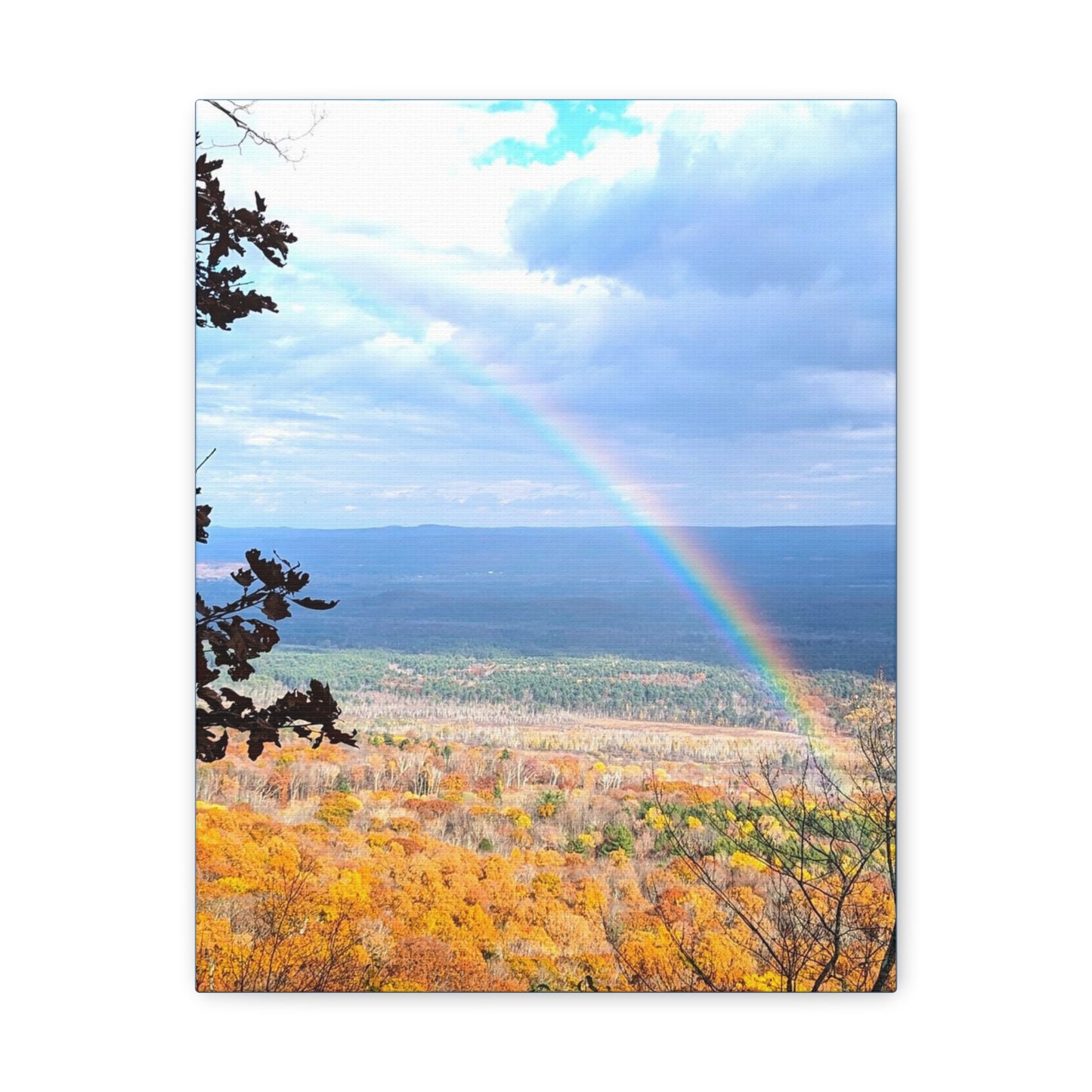 Appalachian Trail Rainbow Canvas Art Print