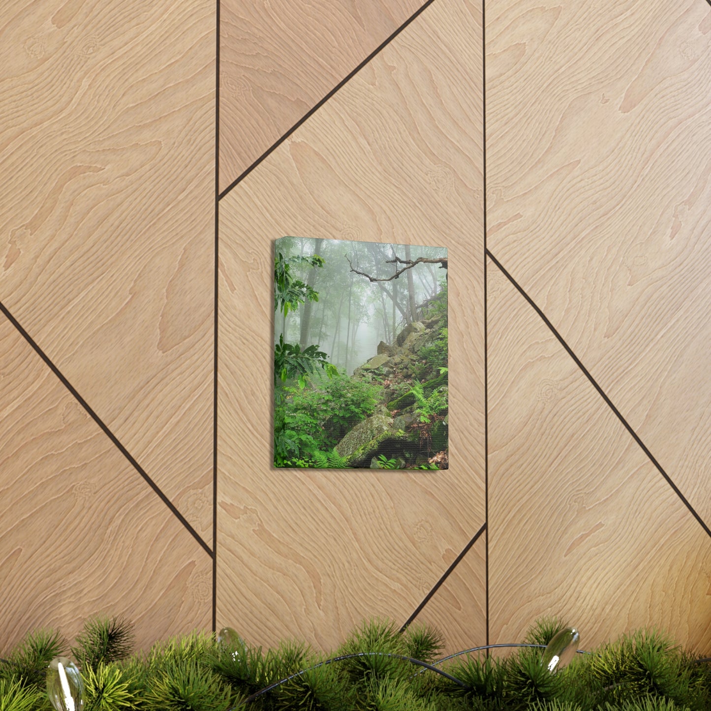 Connecticut Jungle Canvas Art Print