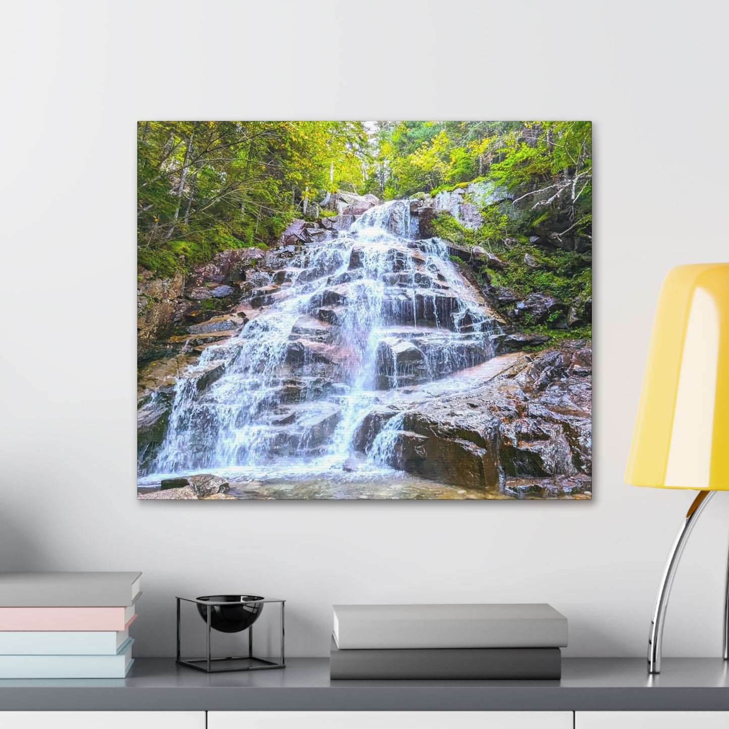 Cloudland Falls Canvas Art Print