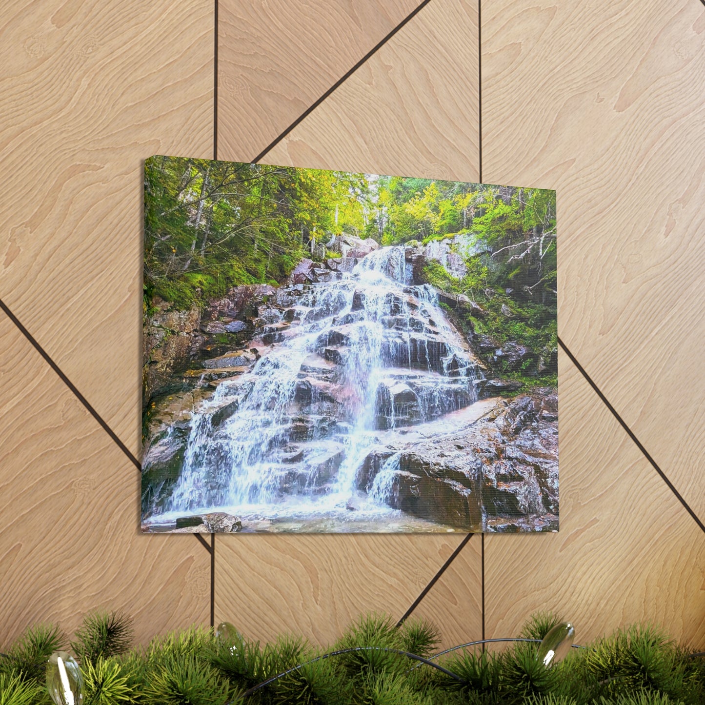 Cloudland Falls Canvas Art Print