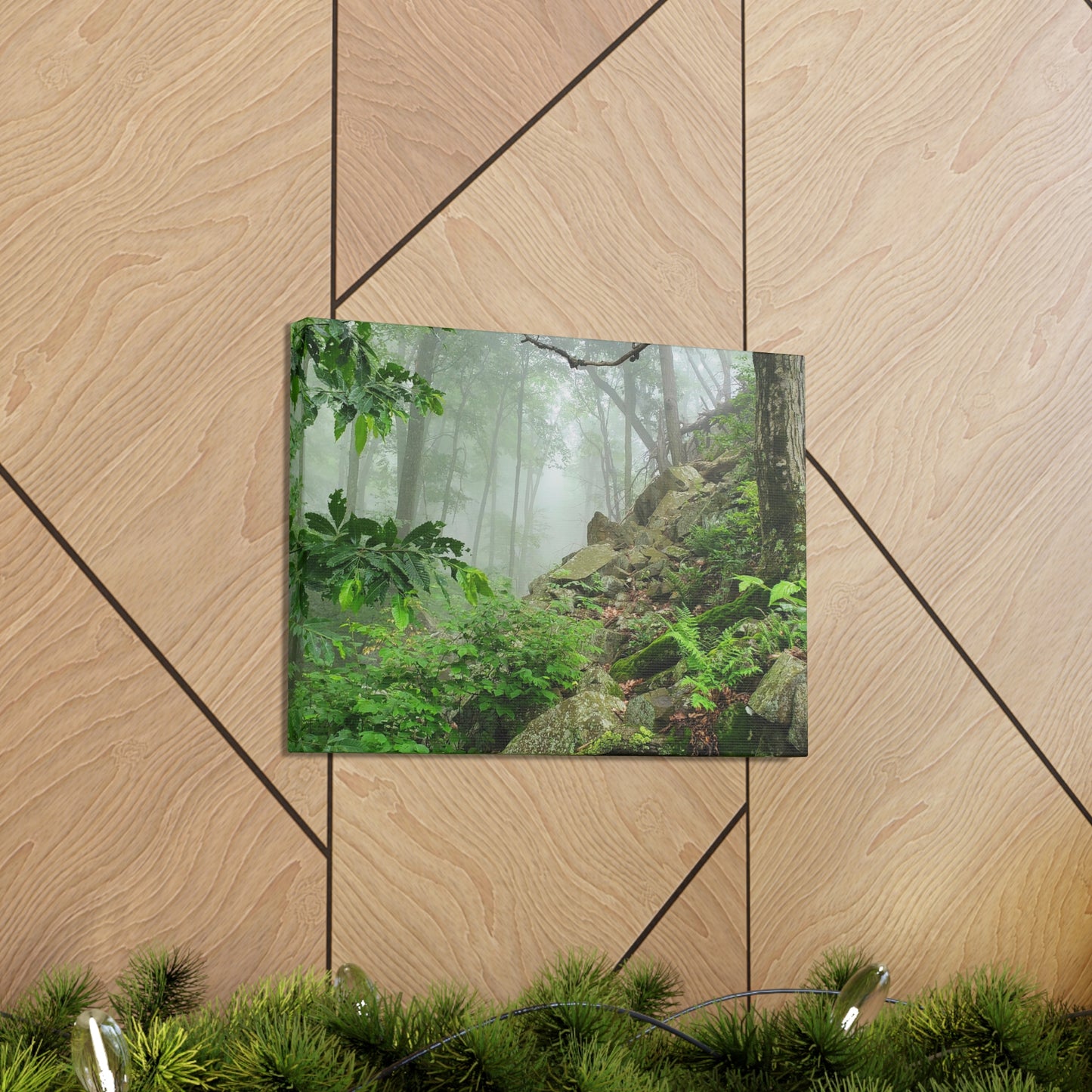 Connecticut Jungle Canvas Art Print