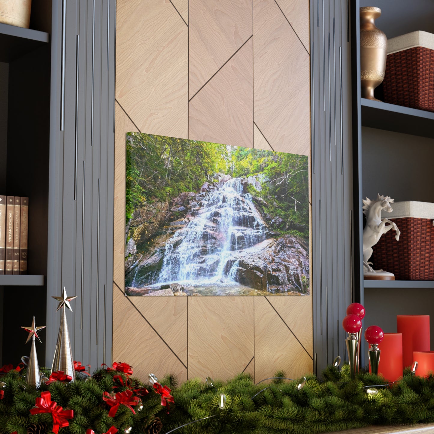 Cloudland Falls Canvas Art Print