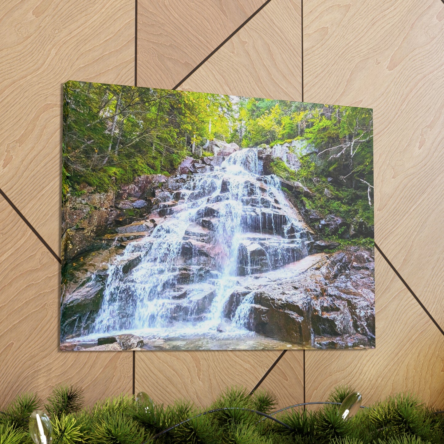 Cloudland Falls Canvas Art Print