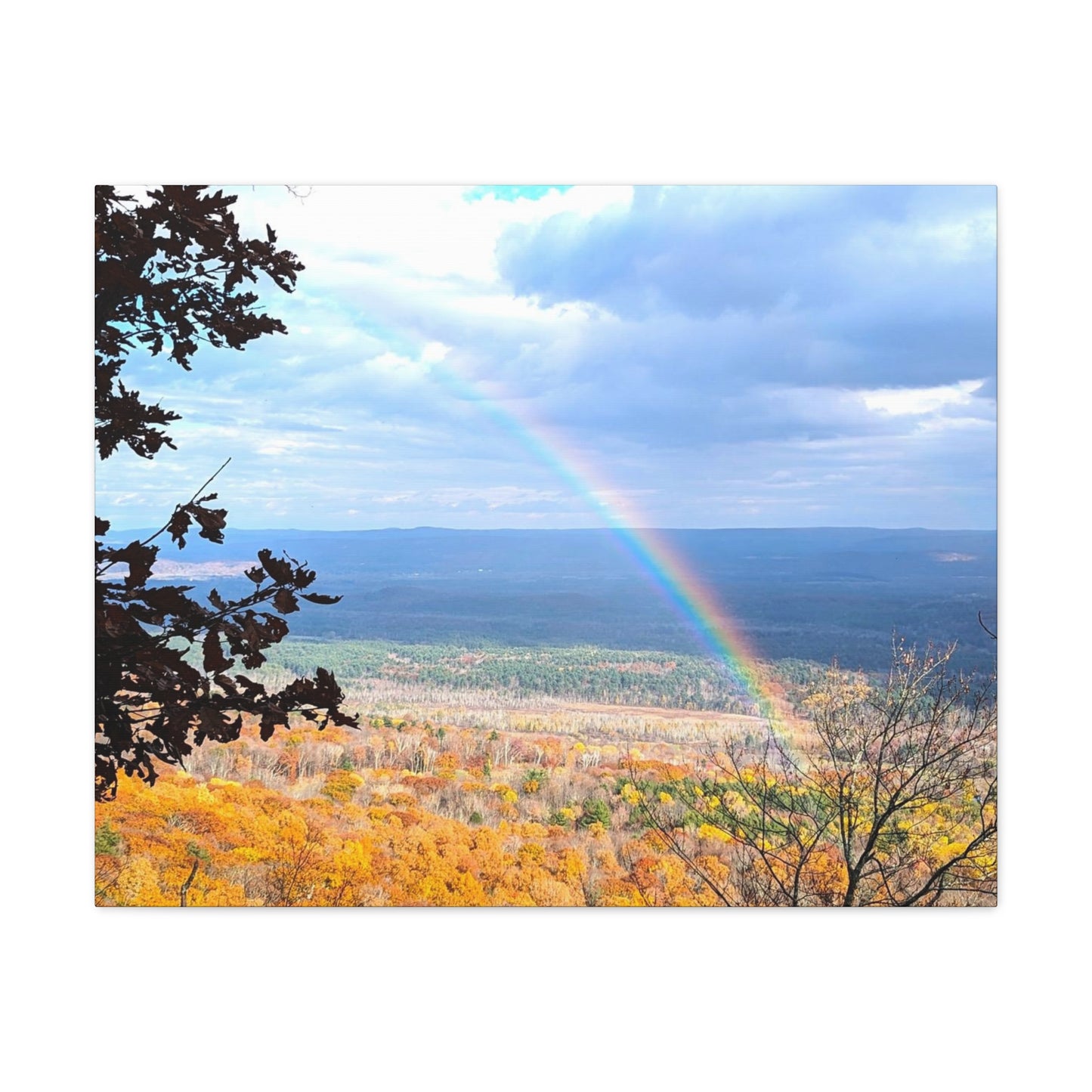 Appalachian Trail Rainbow Canvas Art Print