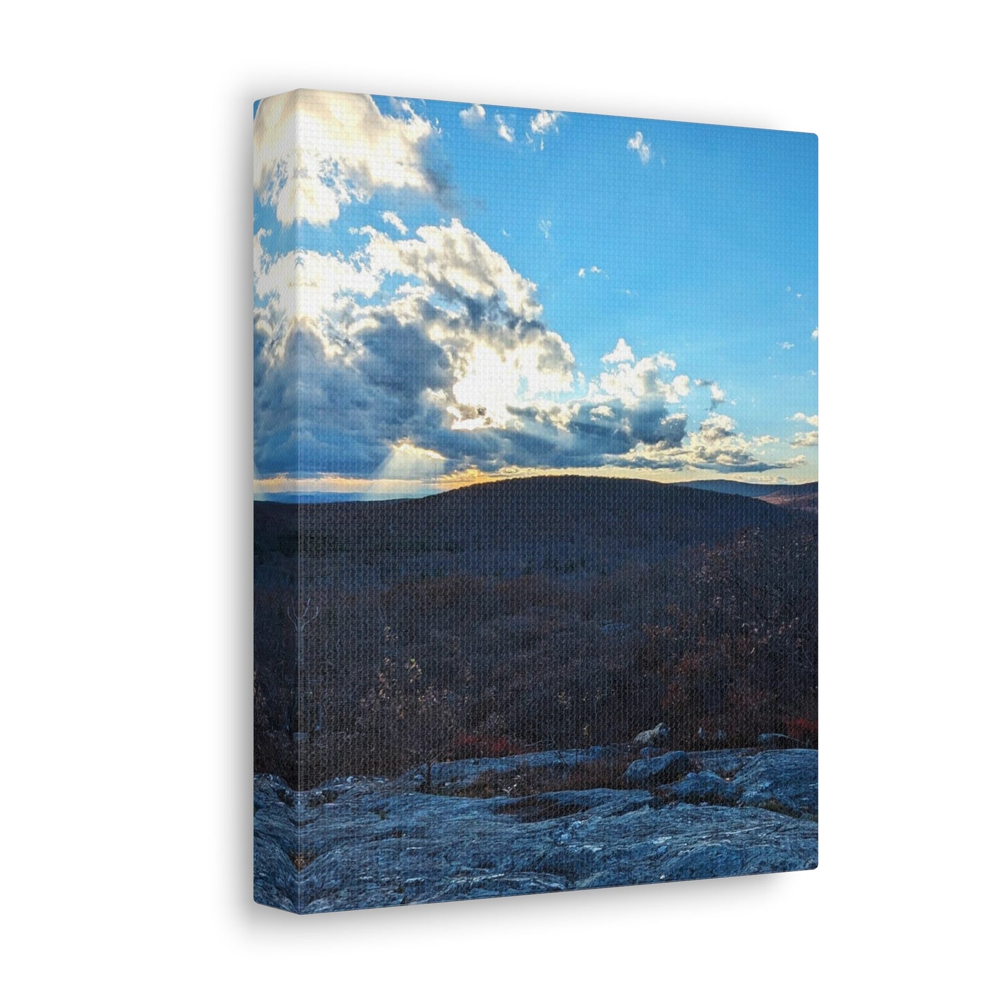 Bear Mountain Sunset Canvas Art Print