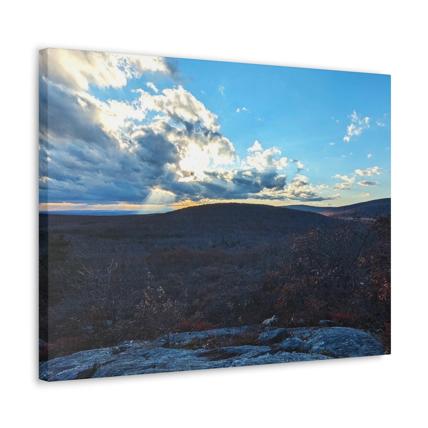 Bear Mountain Sunset Canvas Art Print