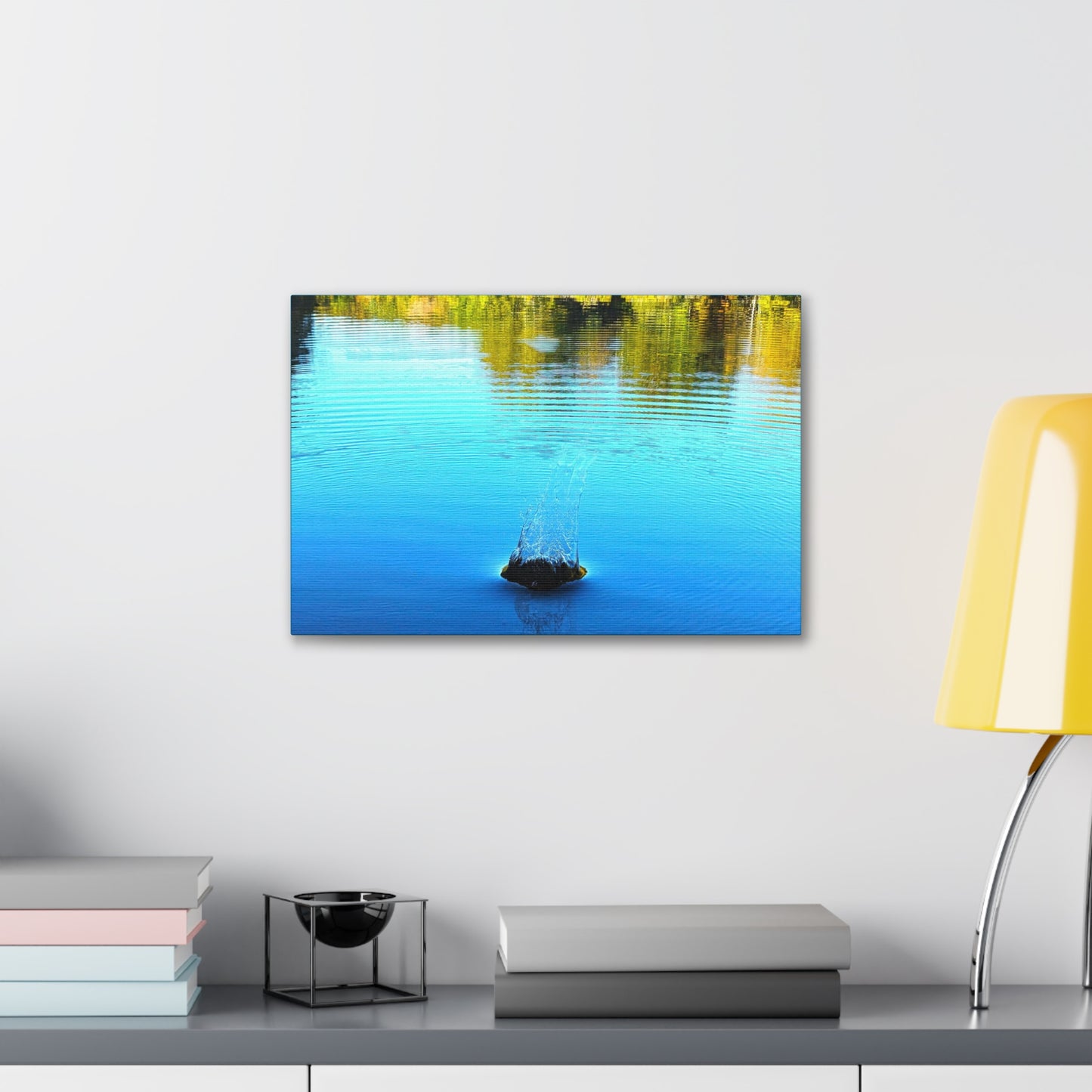 Saugatuck Splash Canvas Art Print