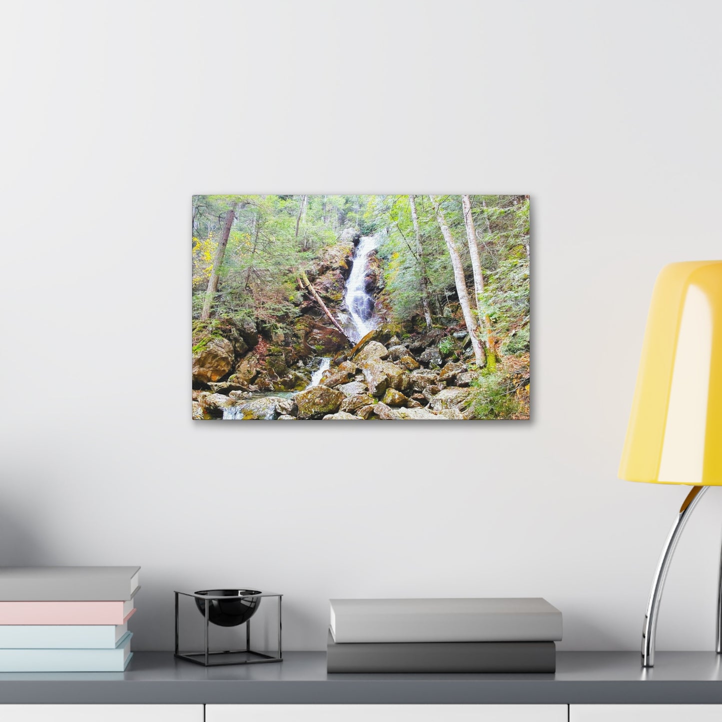 Race Brook Falls Canvas Art Print