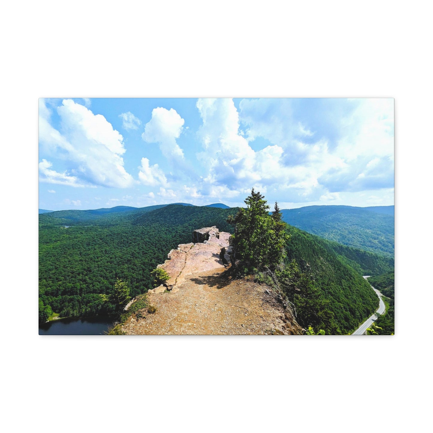 Table Rock Canvas Art Print