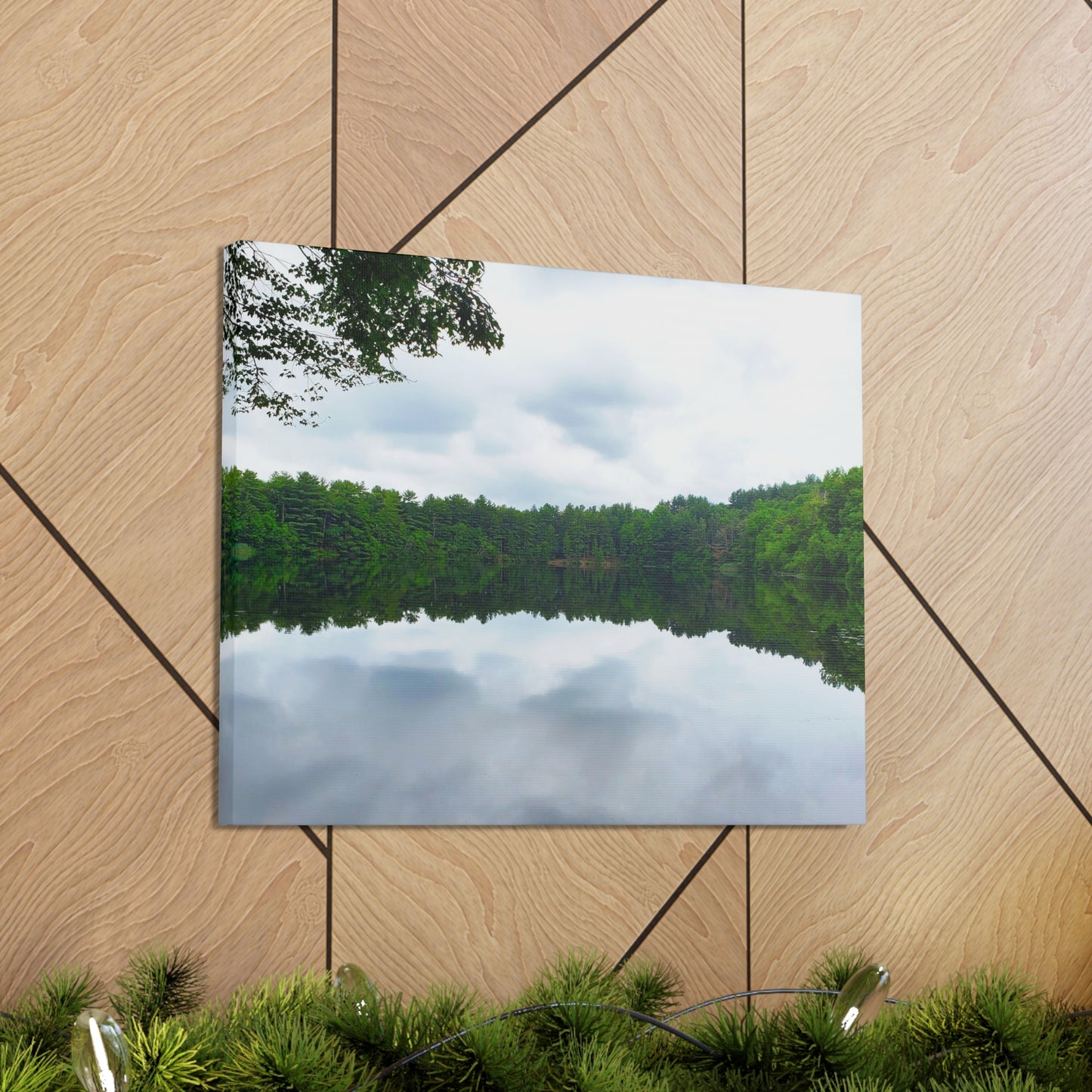Lake Wintergreen Canvas Art Print