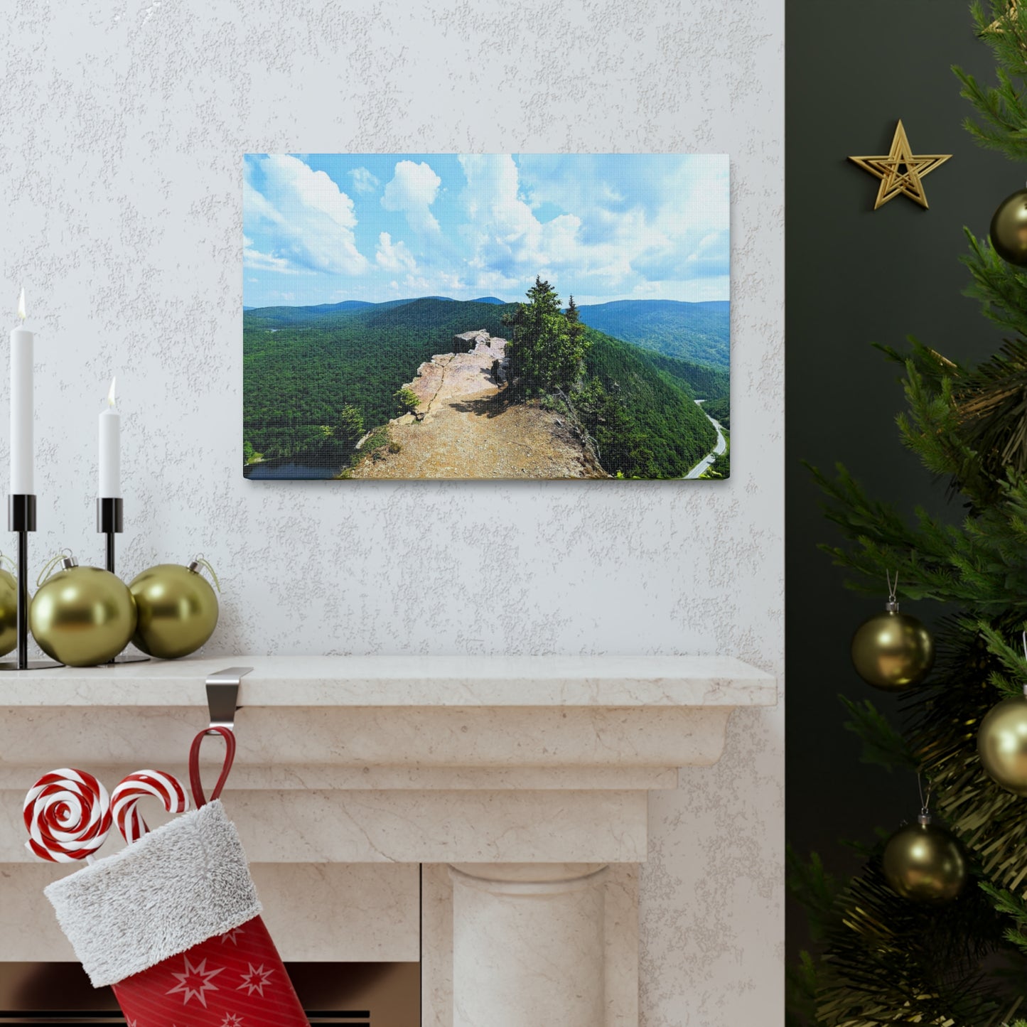 Table Rock Canvas Art Print