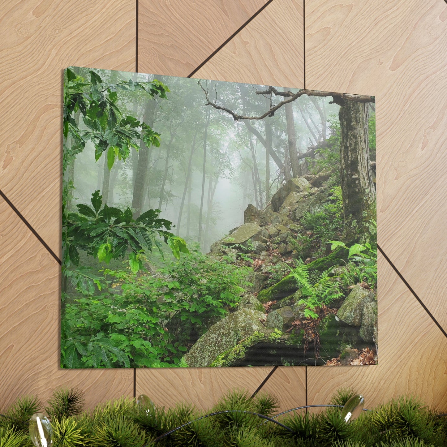 Connecticut Jungle Canvas Art Print