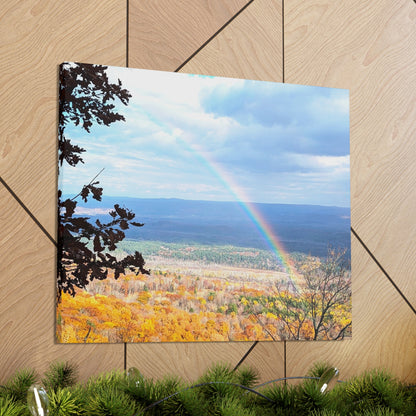 Appalachian Trail Rainbow Canvas Art Print
