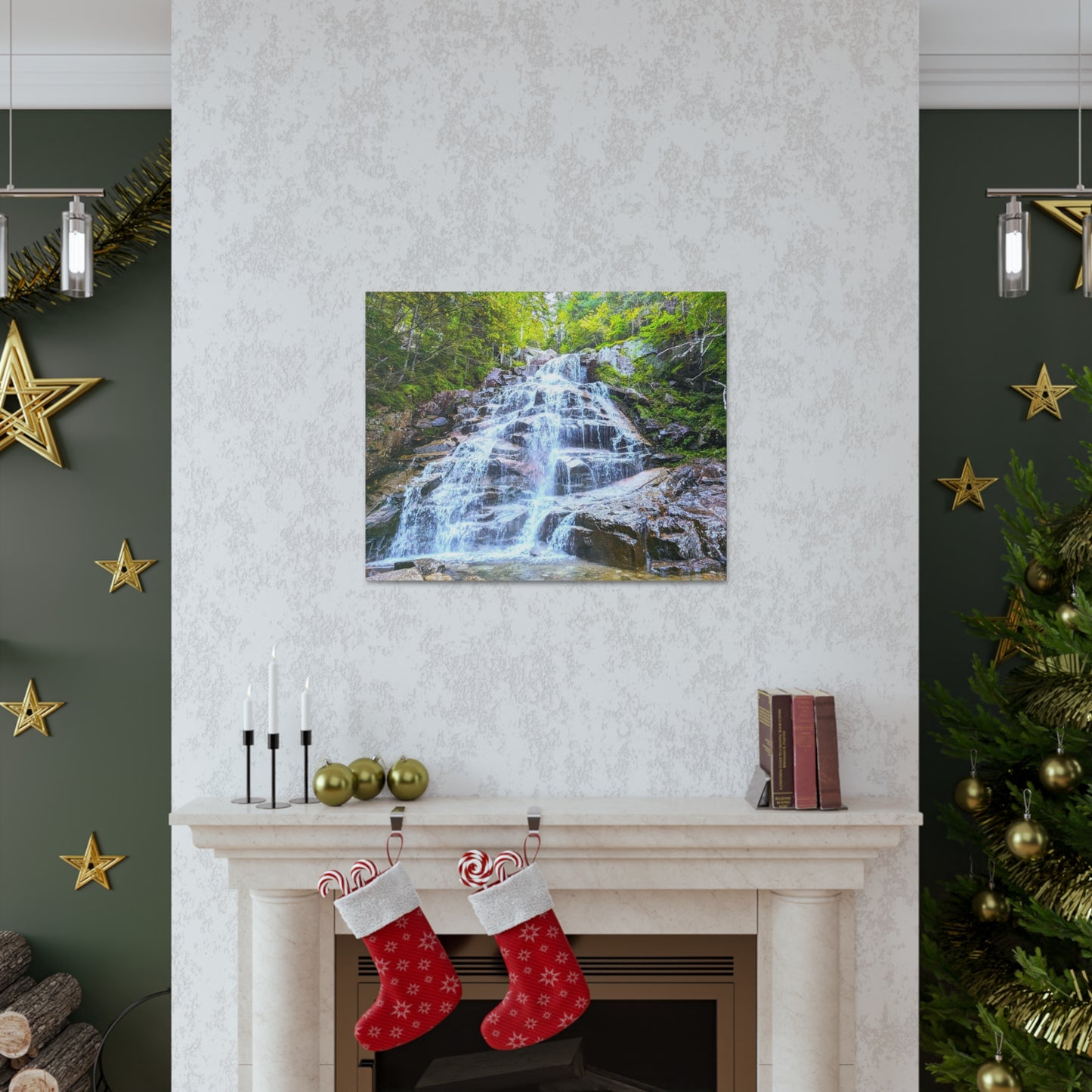 Cloudland Falls Canvas Art Print