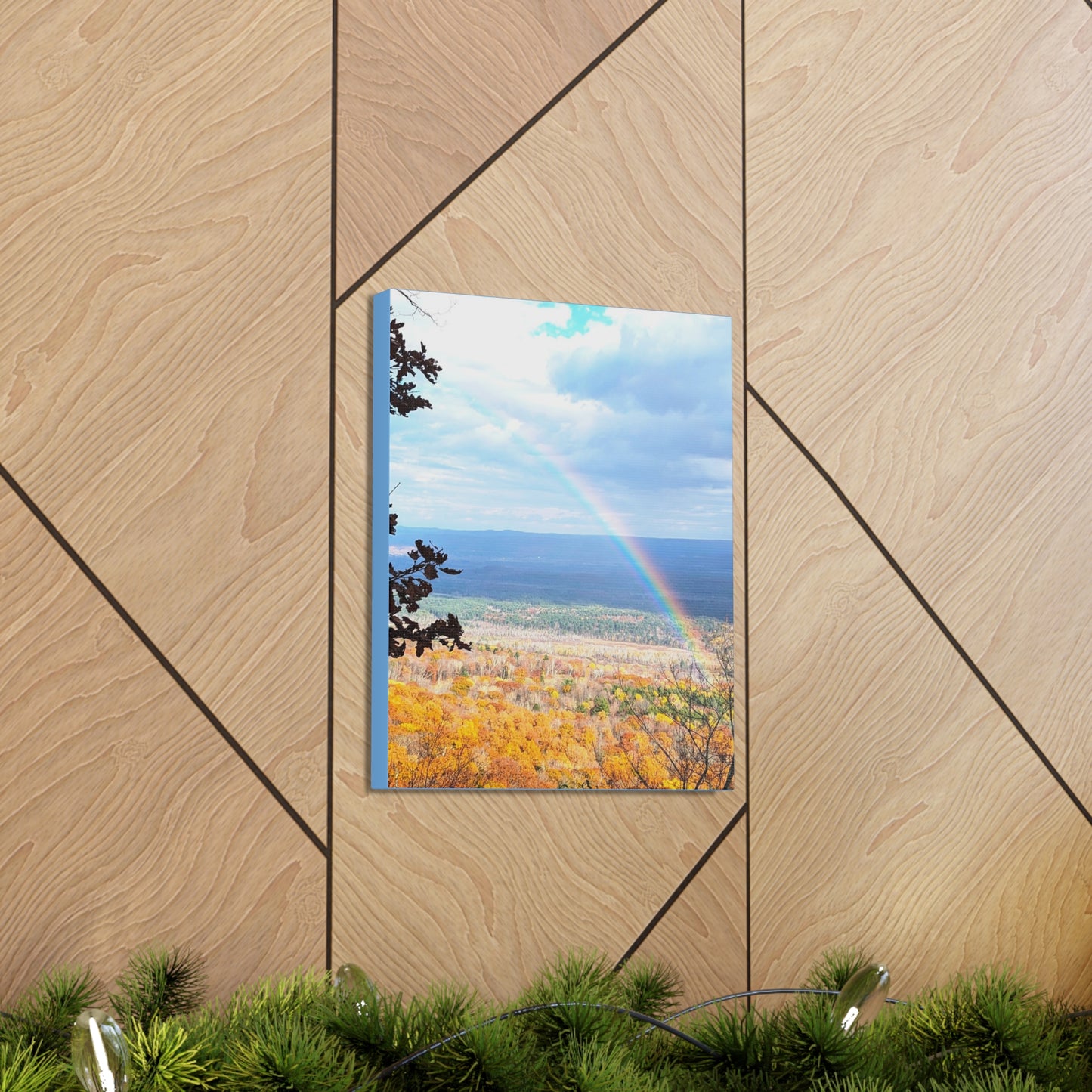 Appalachian Trail Rainbow Canvas Art Print