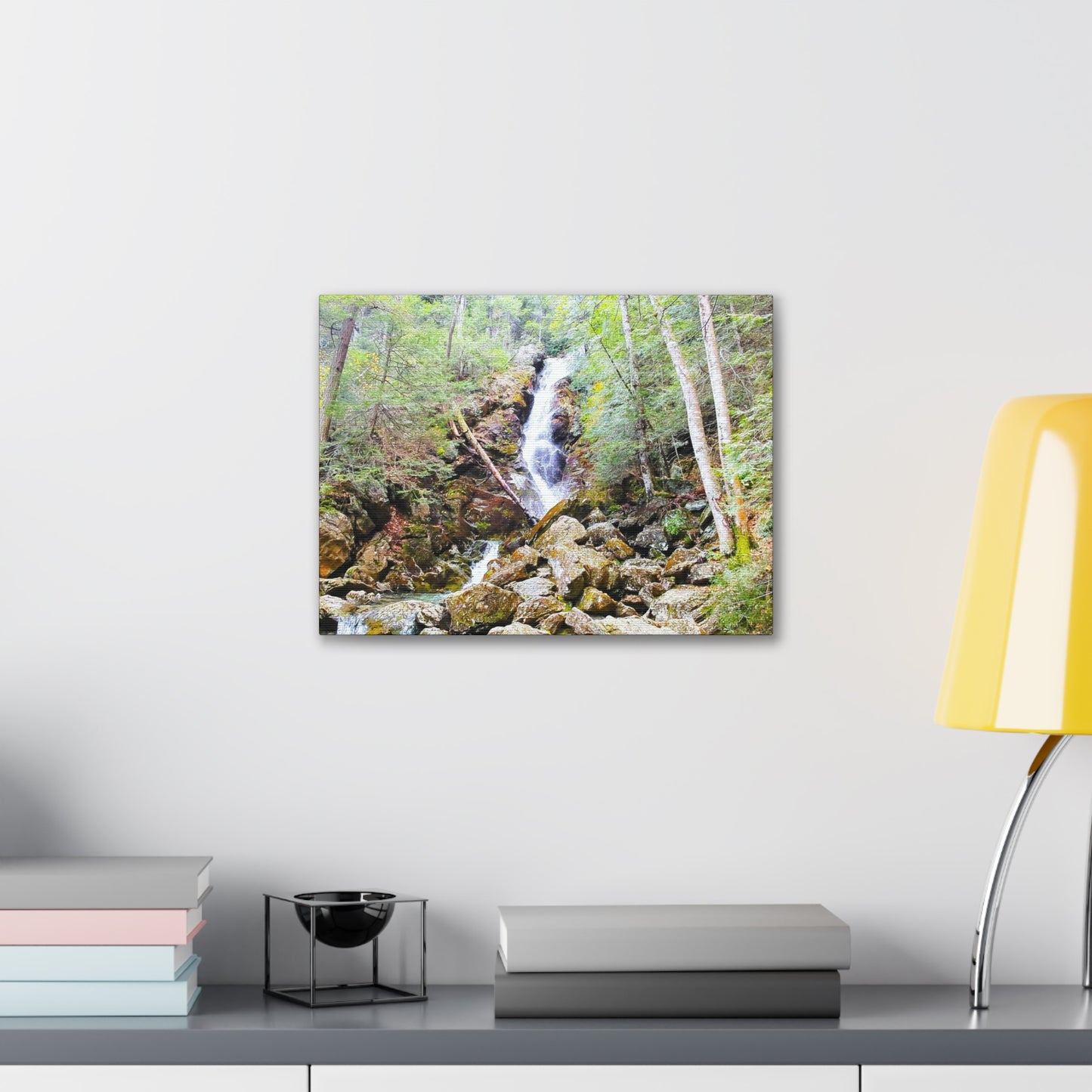 Race Brook Falls Canvas Art Print