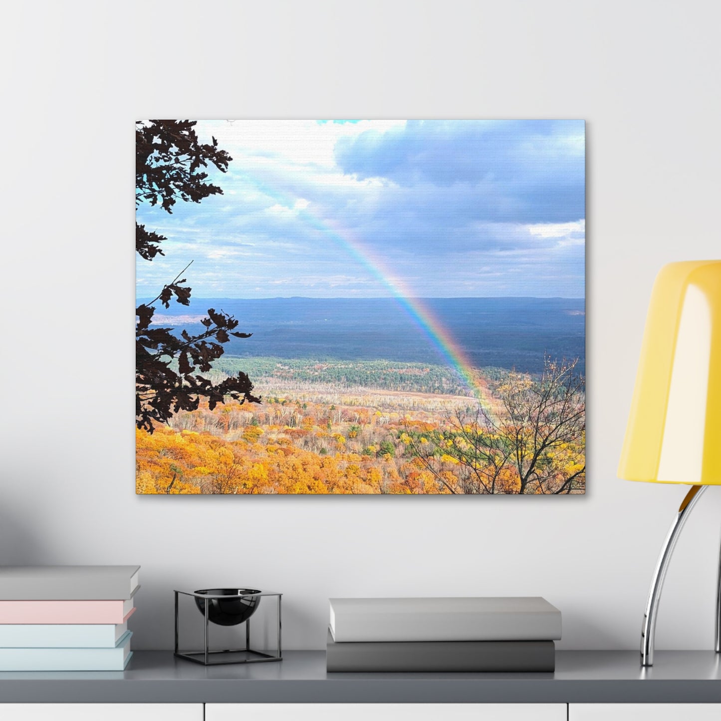 Appalachian Trail Rainbow Canvas Art Print