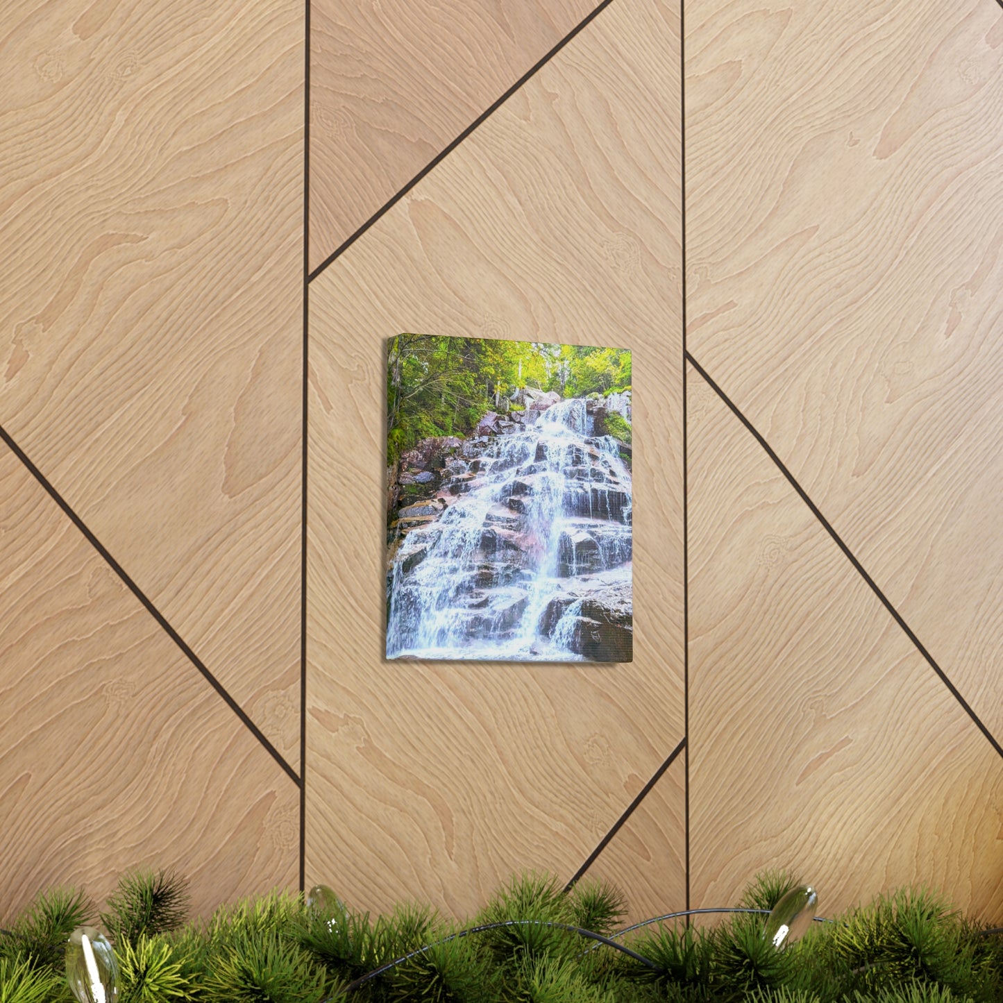 Cloudland Falls Canvas Art Print