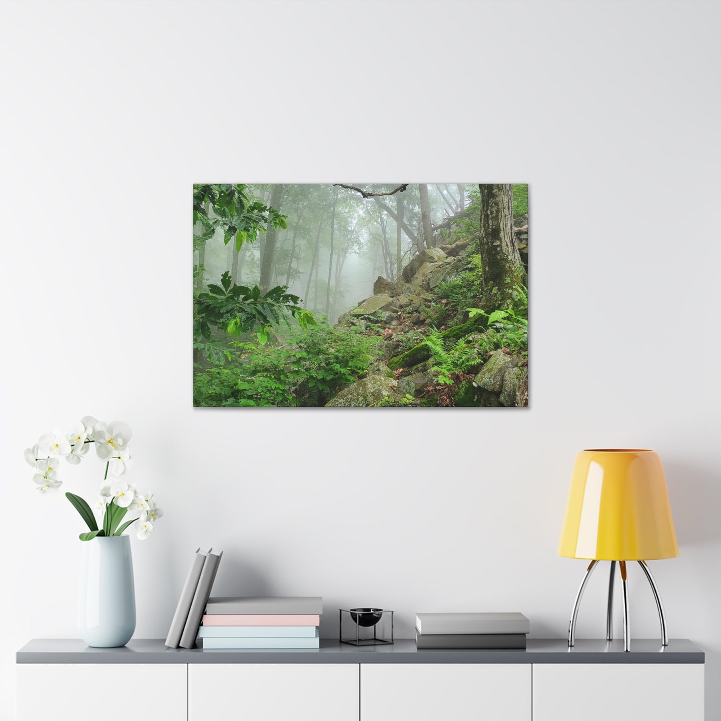 Connecticut Jungle Canvas Art Print