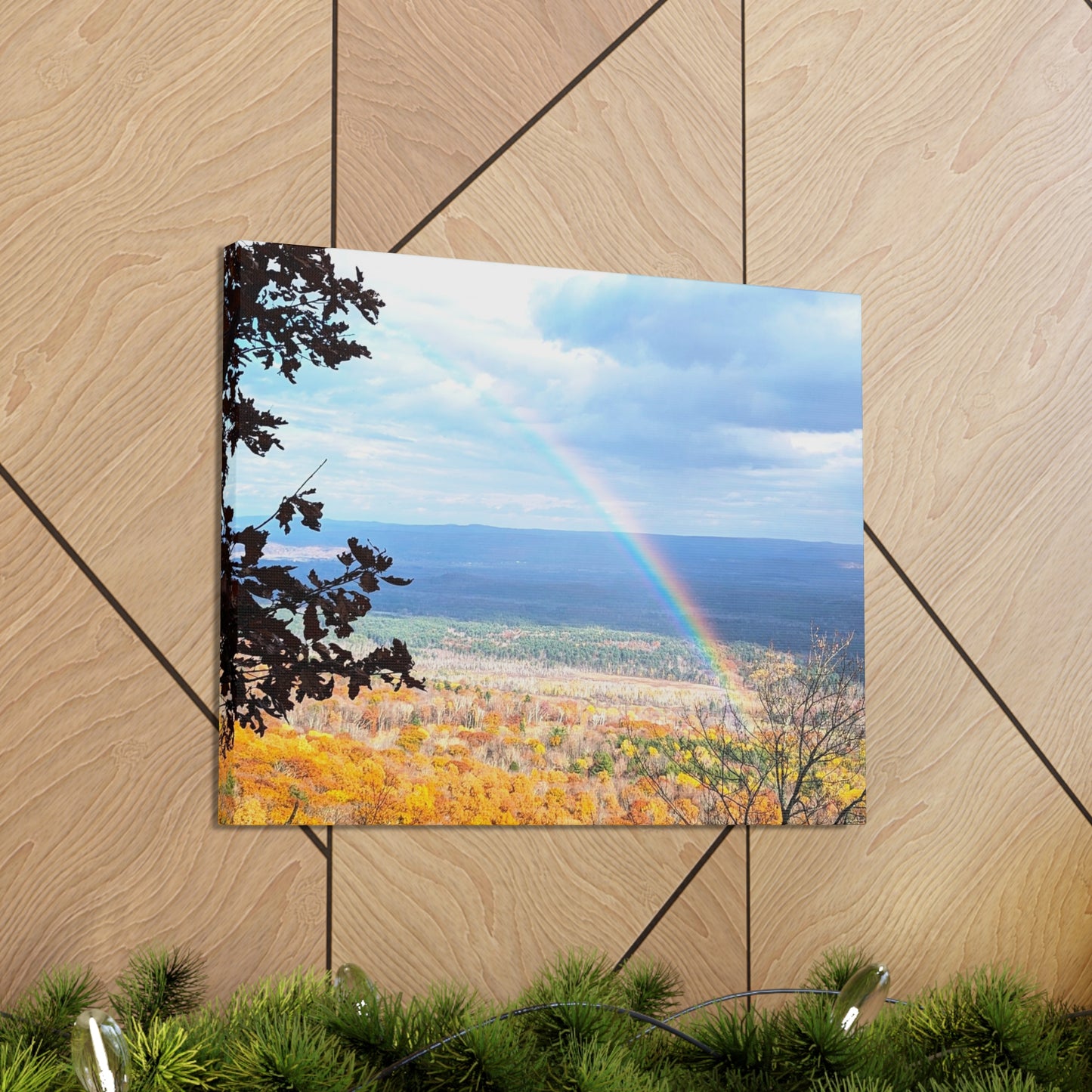 Appalachian Trail Rainbow Canvas Art Print