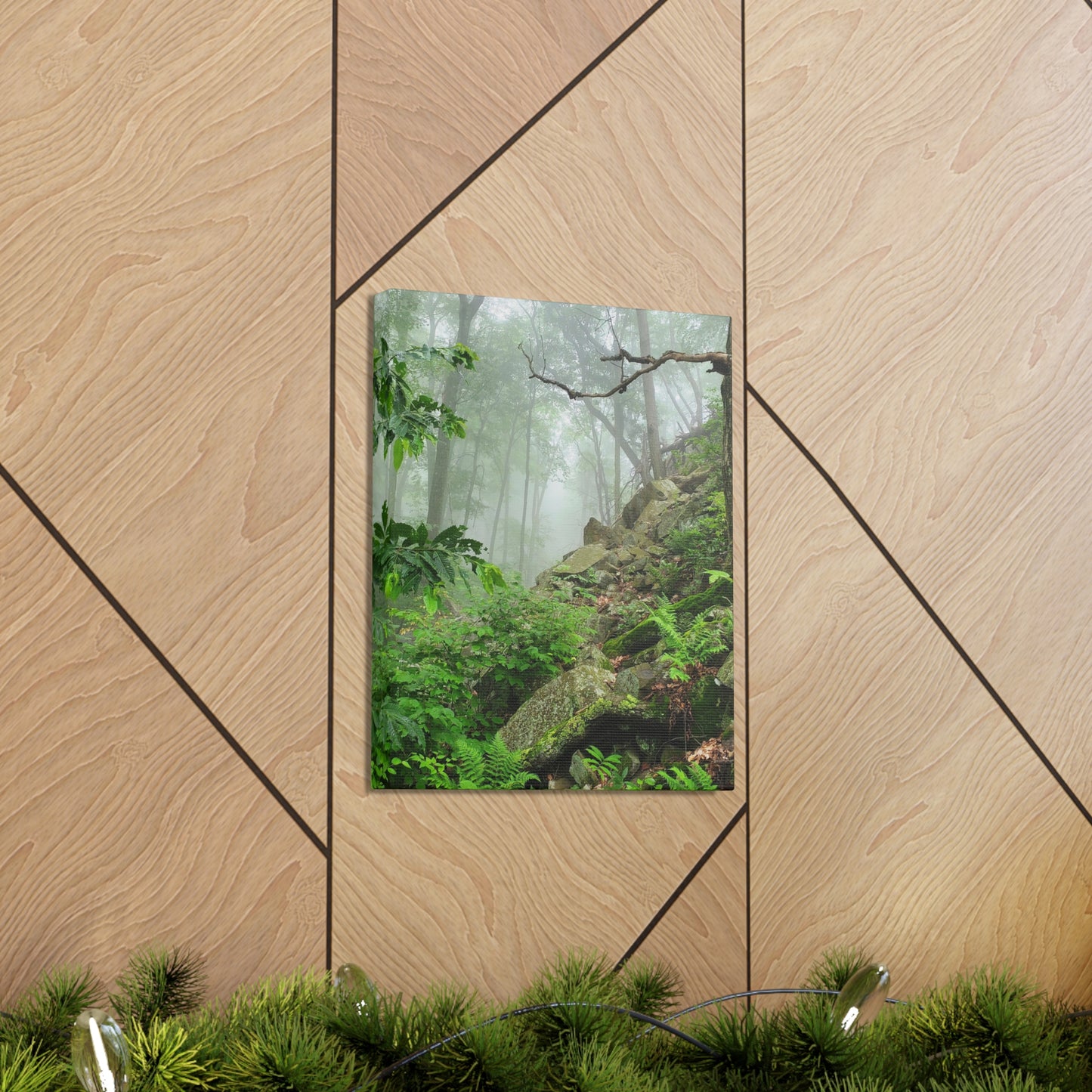 Connecticut Jungle Canvas Art Print