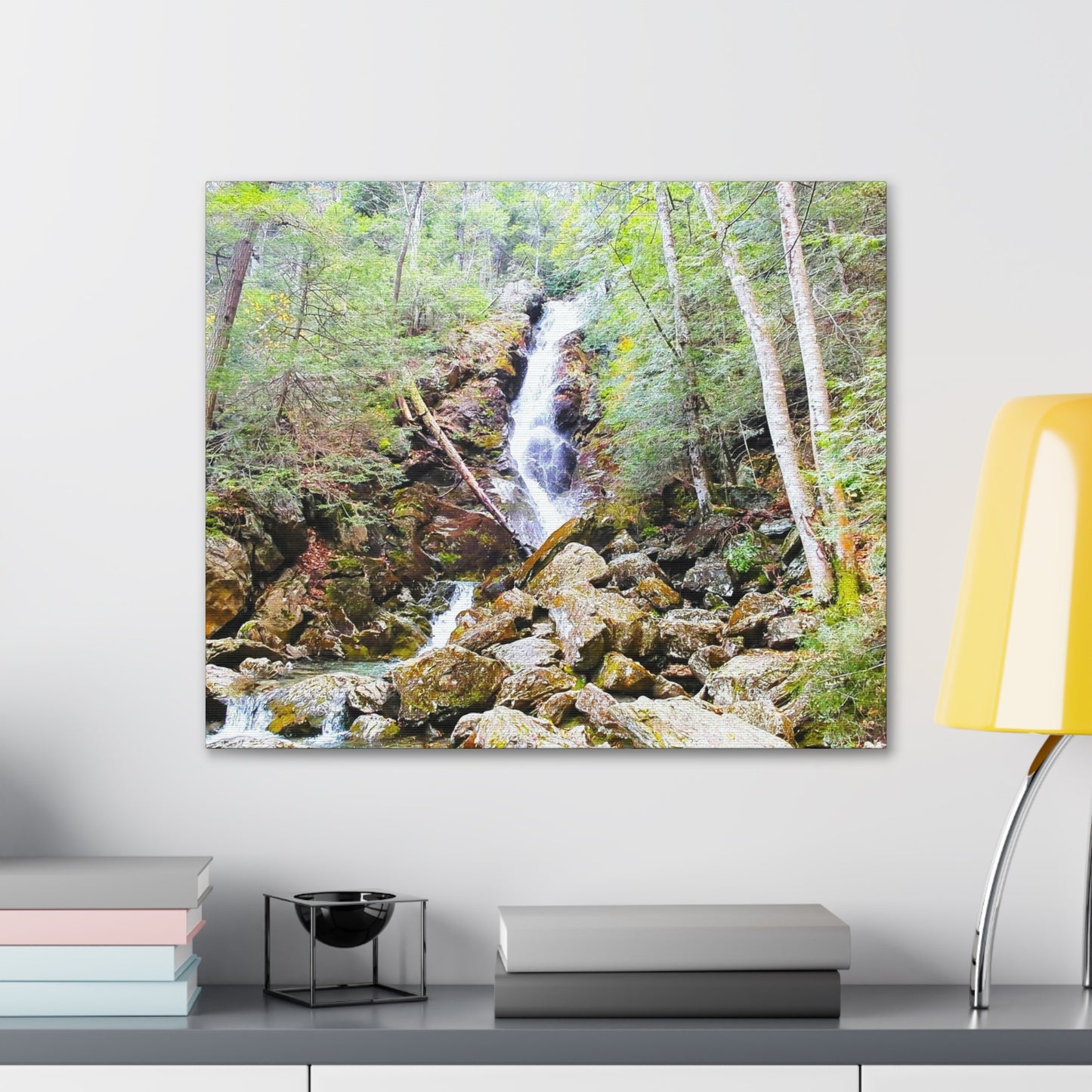Race Brook Falls Canvas Art Print