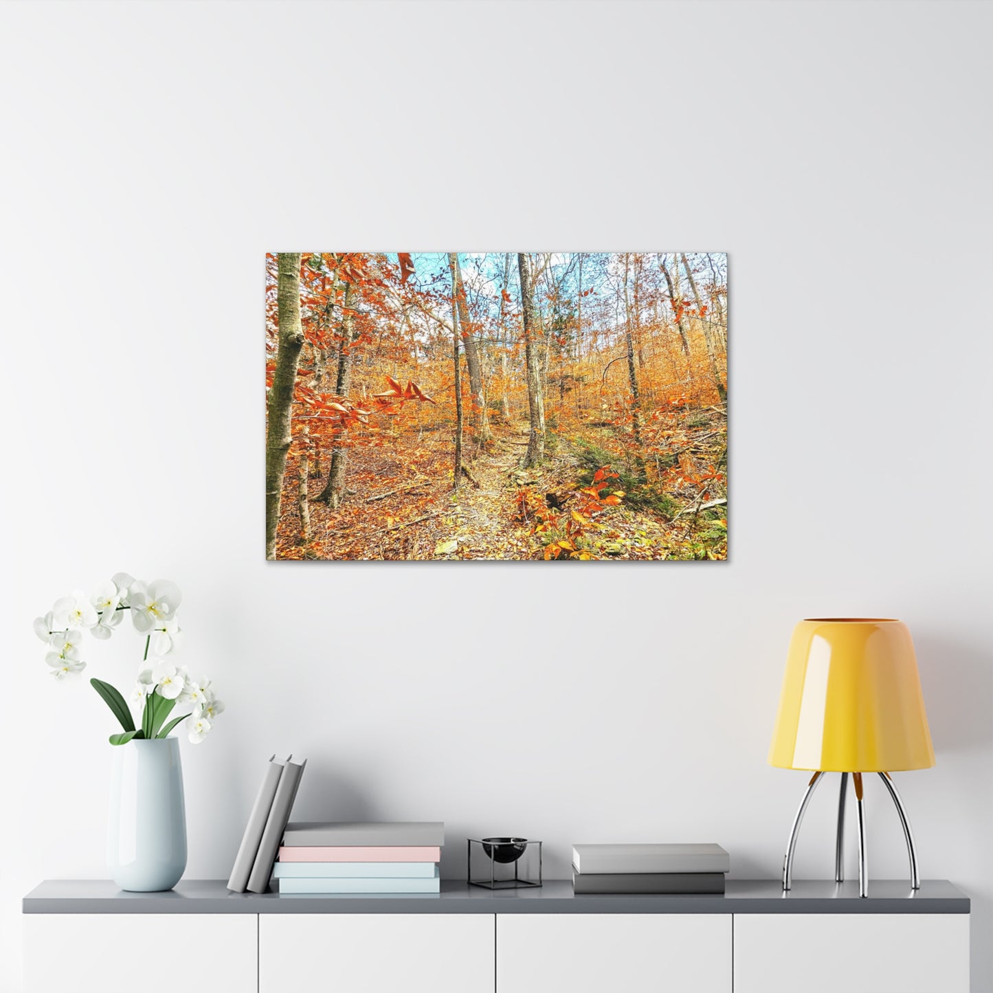 Appalachian Trail Fall Canvas Art Print